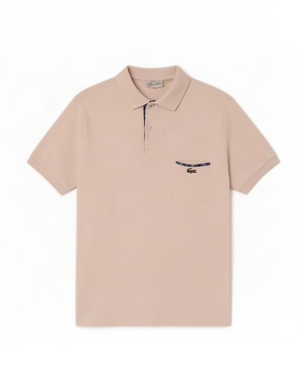 Lacoste Mens Polo Shirt Size 5 Large White Cotton