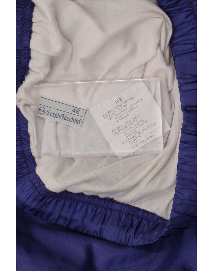 Sergio Tacchini Mens Full Tracksuit IT 46 Small  Blue Colourblock Polyamide