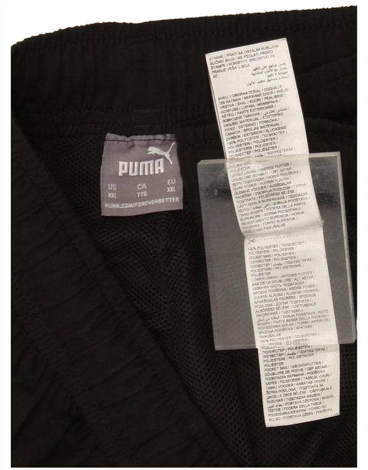 PUMA Mens Tracksuit Trousers 2XL  Black Polyester