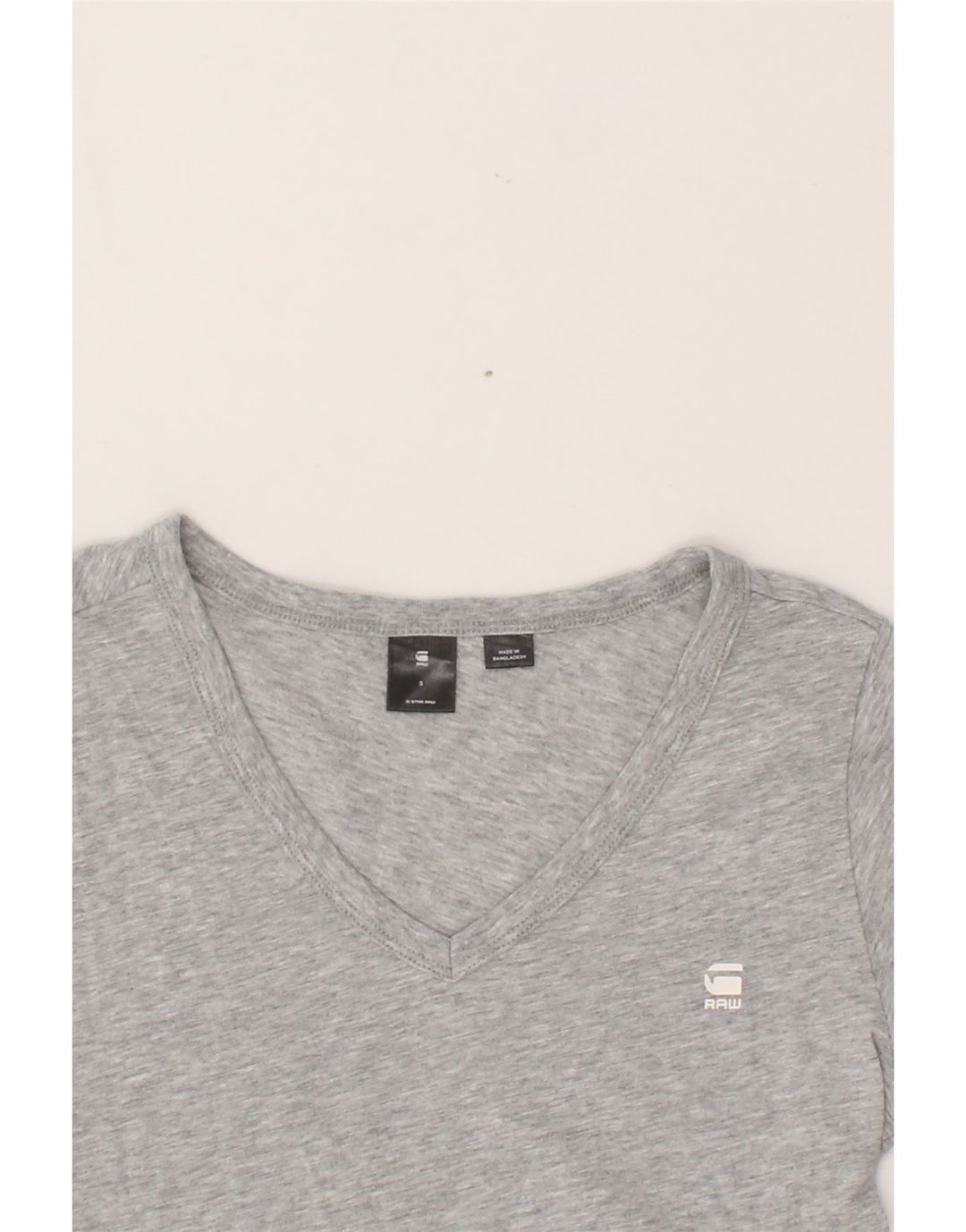 G-STAR Womens T-Shirt Top UK 8 Small Grey Vintage G-Star and Second-Hand G-Star from Messina Hembry 
