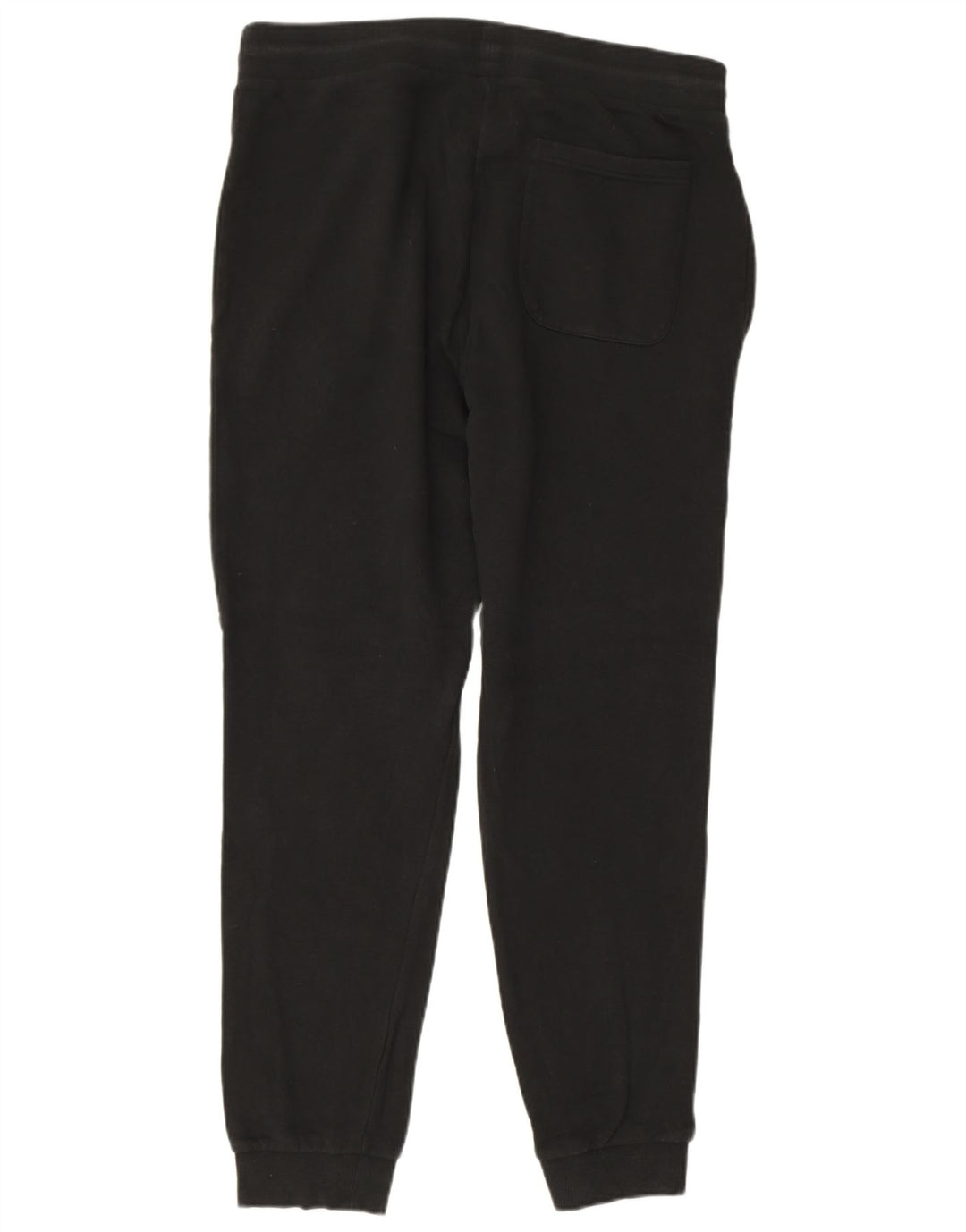 JACK & JONES Mens Graphic Tracksuit Trousers Joggers Large  Black Cotton