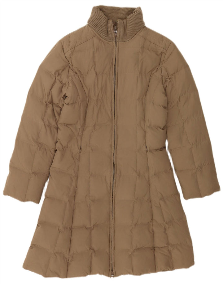 Napapijri Womens Padded Coat UK 10 Small Brown Polyester