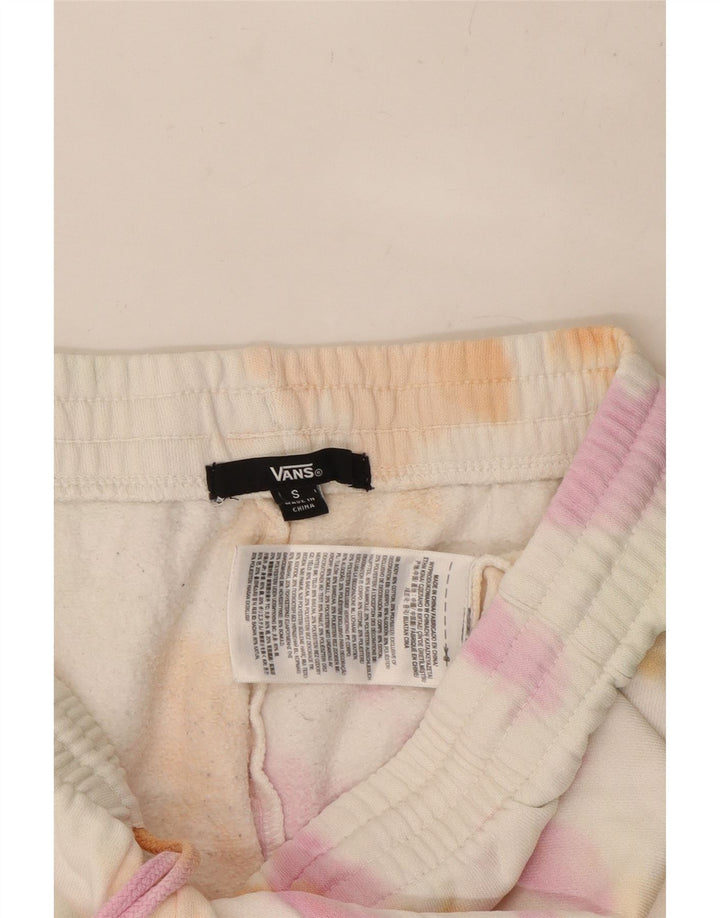 VANS Womens Tracksuit Trousers Joggers UK 10 Small  Multicoloured Tie Dye