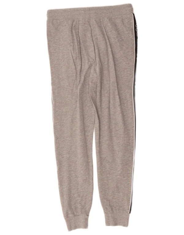 Kappa Boys Graphic Tracksuit Trousers Joggers 13-14 Years Grey Colourblock
