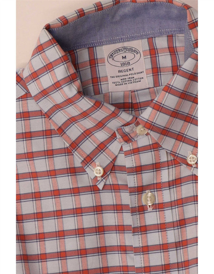 Brooks Brothers Mens Shirt Medium Multicoloured Check Cotton