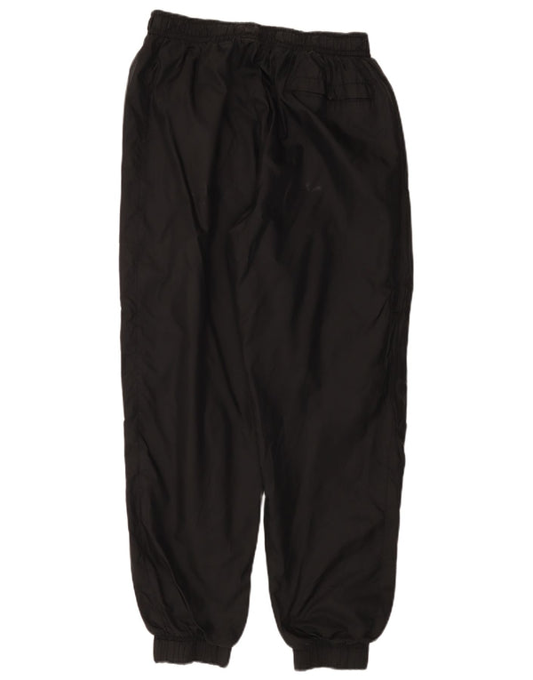 NIKE Mens Tracksuit Trousers Joggers Small  Black Nylon