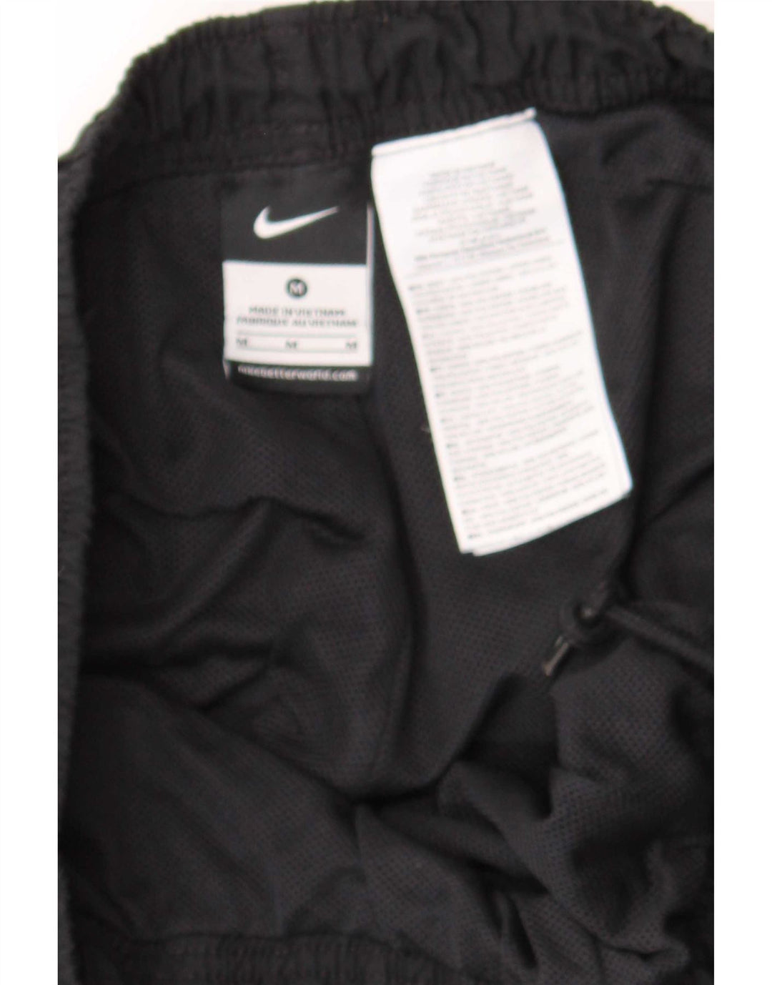 Nike Mens Tracksuit Trousers Joggers Medium Black Polyester Sports