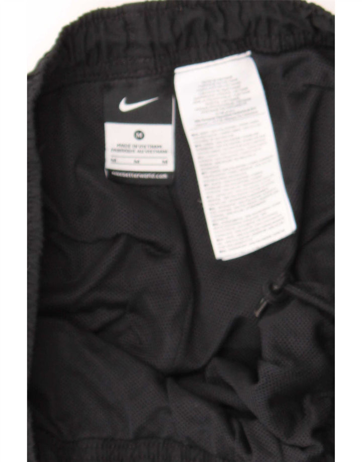 Nike Mens Tracksuit Trousers Joggers Medium Black Polyester Sports