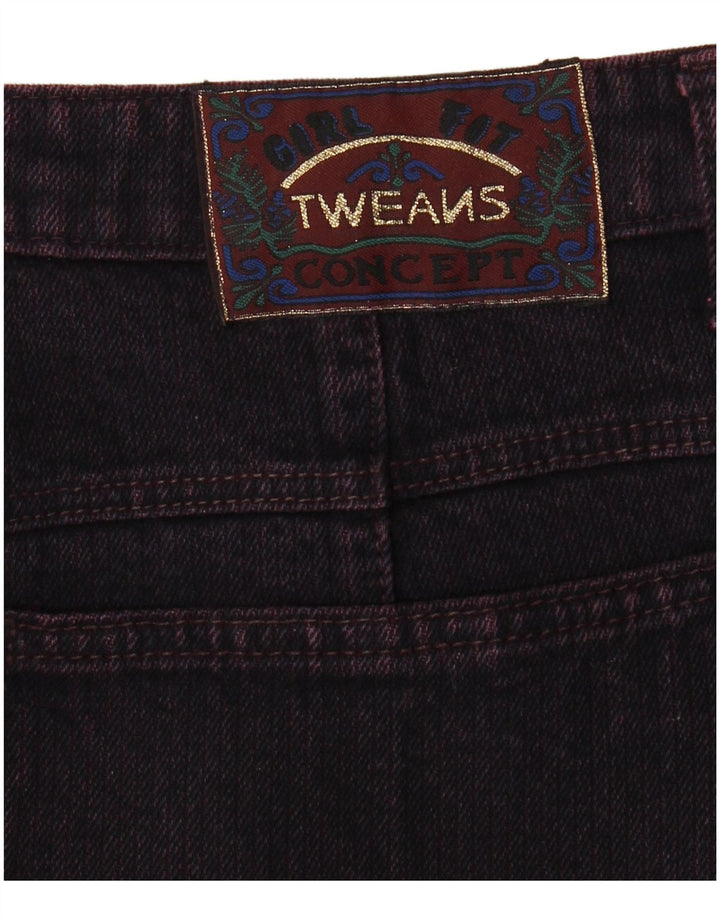 VINTAGE Womens Tapered Jeans W34 L27 Purple