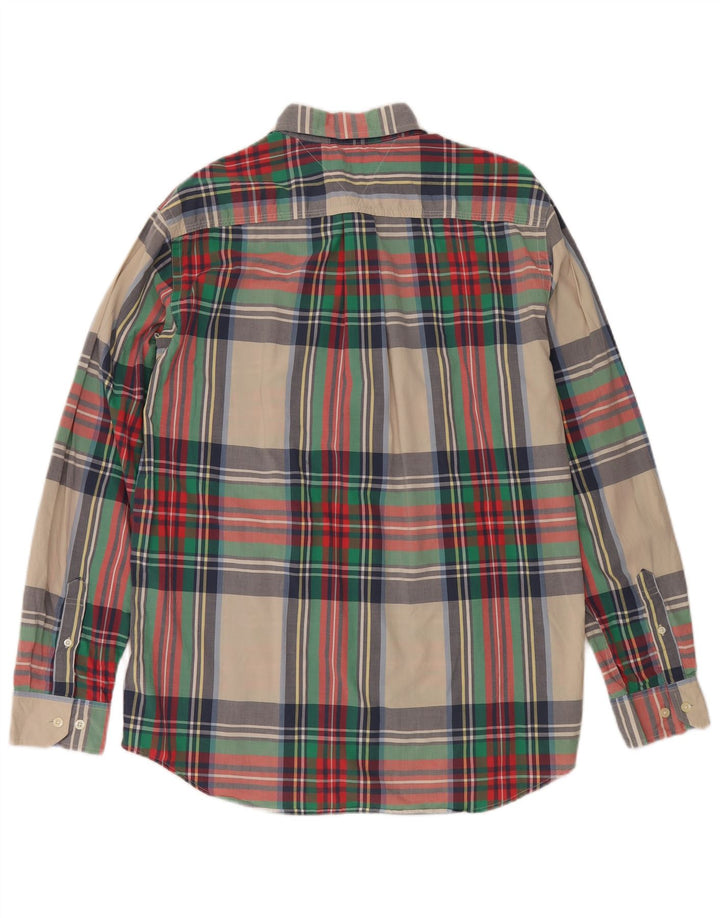 Tommy Hilfiger Mens Shirt Large Multicoloured Check Cotton