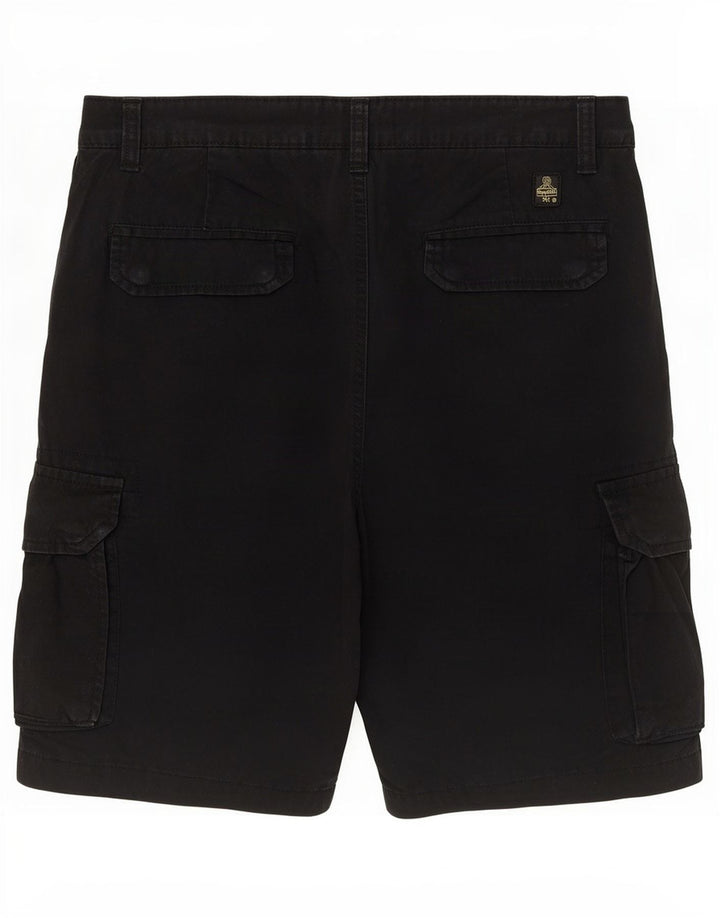 Refrigiwear Mens Cargo Shorts IT 46 Small W29 Black