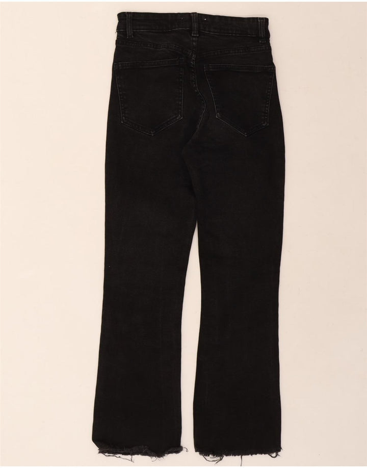 ZARA Womens Bootcut Jeans EU 36 XS W26 L26 Black Vintage Zara and Second-Hand Zara from Messina Hembry 