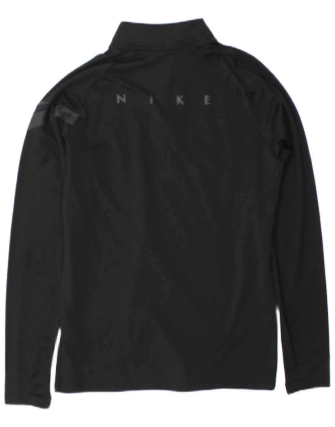 Nike Mens Dri Fit Graphic Zip Neck Pullover Tracksuit Top Small Black