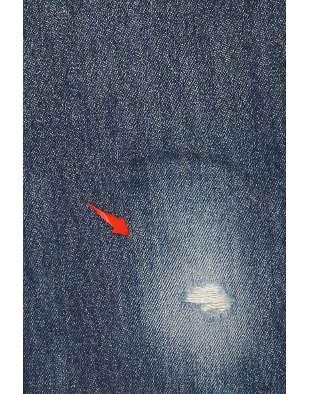 LEVI'S Mens 511 Distressed Slim Jeans W32 L29 Blue Cotton