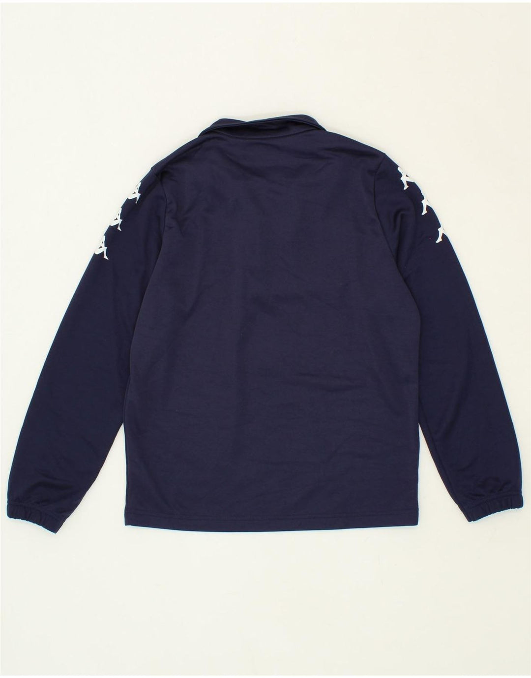 KAPPA Boys Graphic Zip Neck Pullover Tracksuit Top 11-12 Years Navy Blue Vintage Kappa and Second-Hand Kappa from Messina Hembry 
