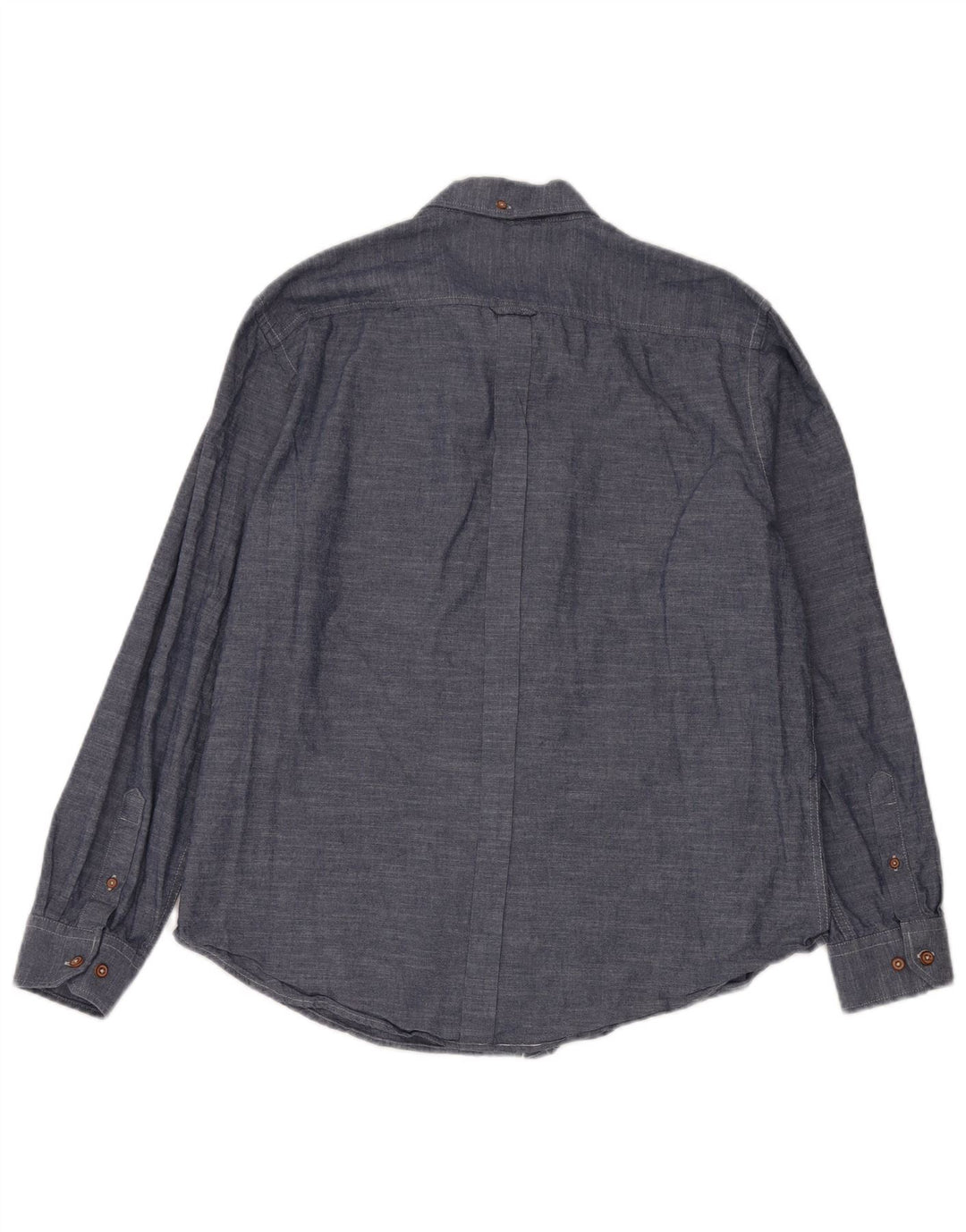 BEN SHERMAN Mens Shirt XL Navy Blue Cotton