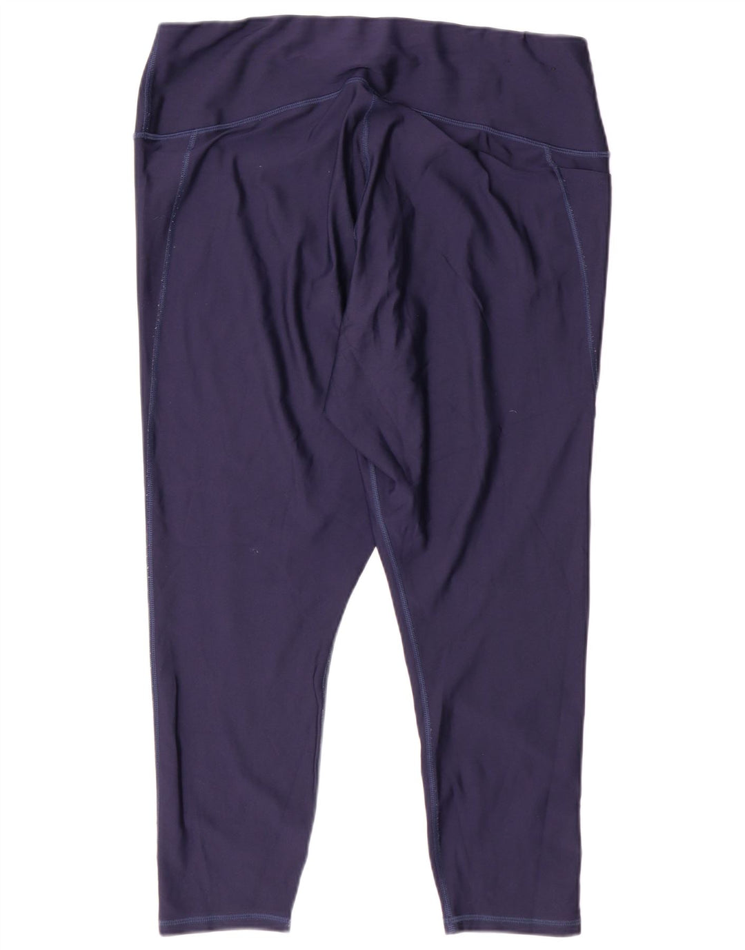 Under Armour Womens Compression Capri Leggings UK 20 2XL Navy Blue Sports