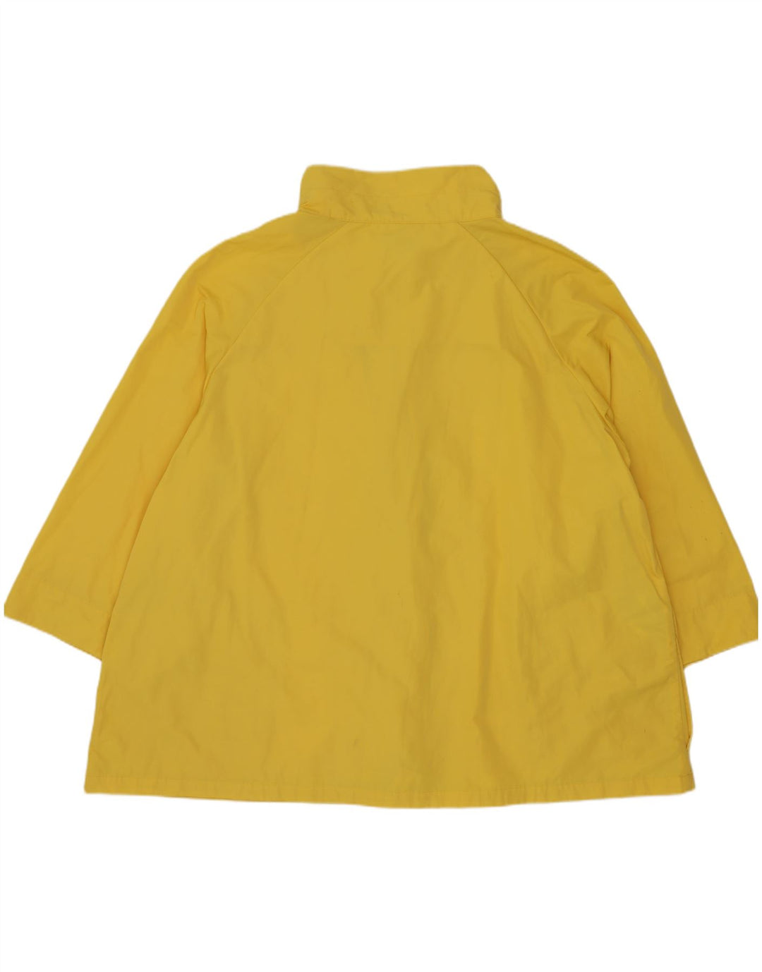 Perte by Krizia Womens Oversized Rain Jacket UK 18 XL Yellow Polyester