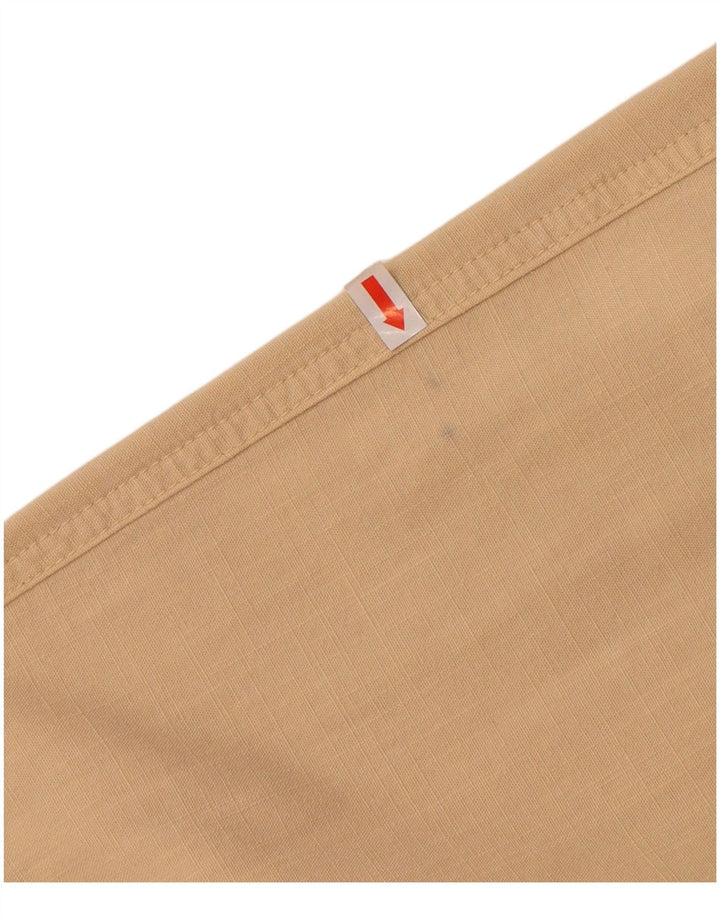 THINK PINK Mens Straight Chino Trousers IT 48 Medium W32 L33 Beige Cotton