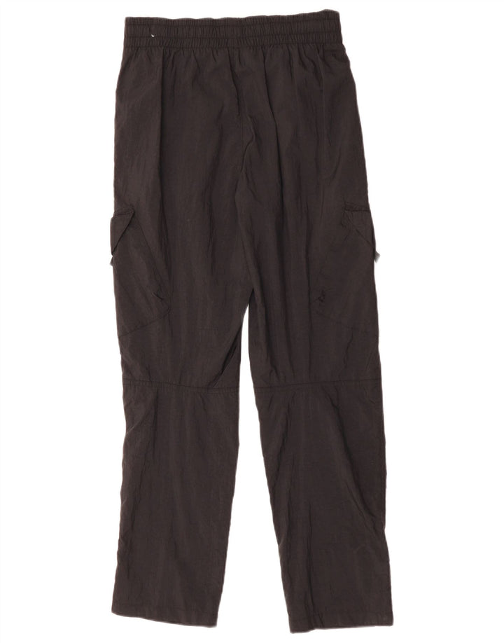 NIKE Boys Tracksuit Trousers 12-13 Years Large Black Polyester