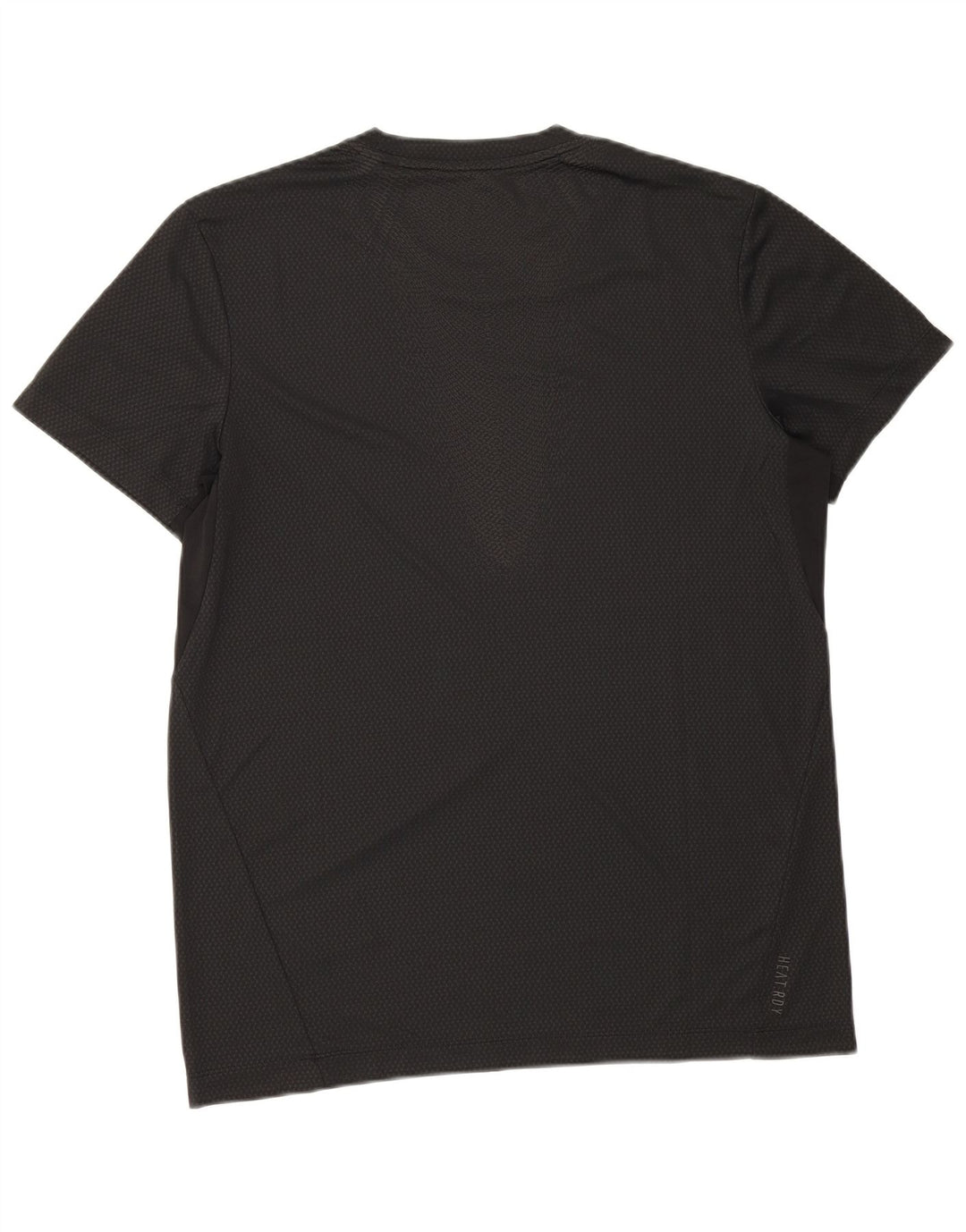Adidas Mens T-Shirt Top Large Black Spotted Polyester