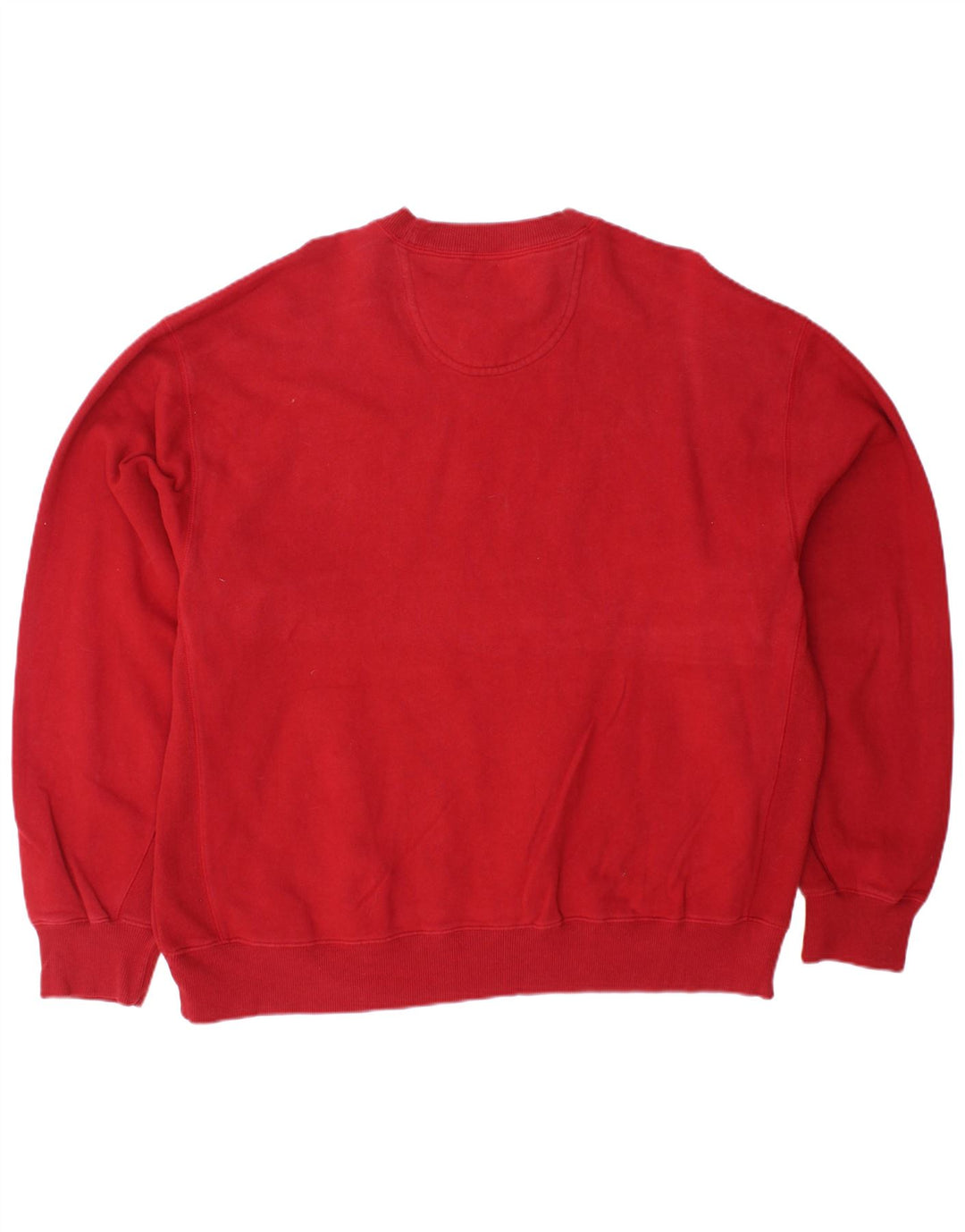 IZOD Mens Sweatshirt Jumper XL Red Cotton