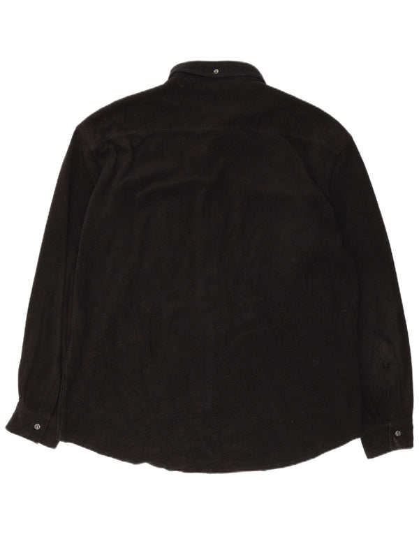 Fila Mens Fleece Shirt Medium Black