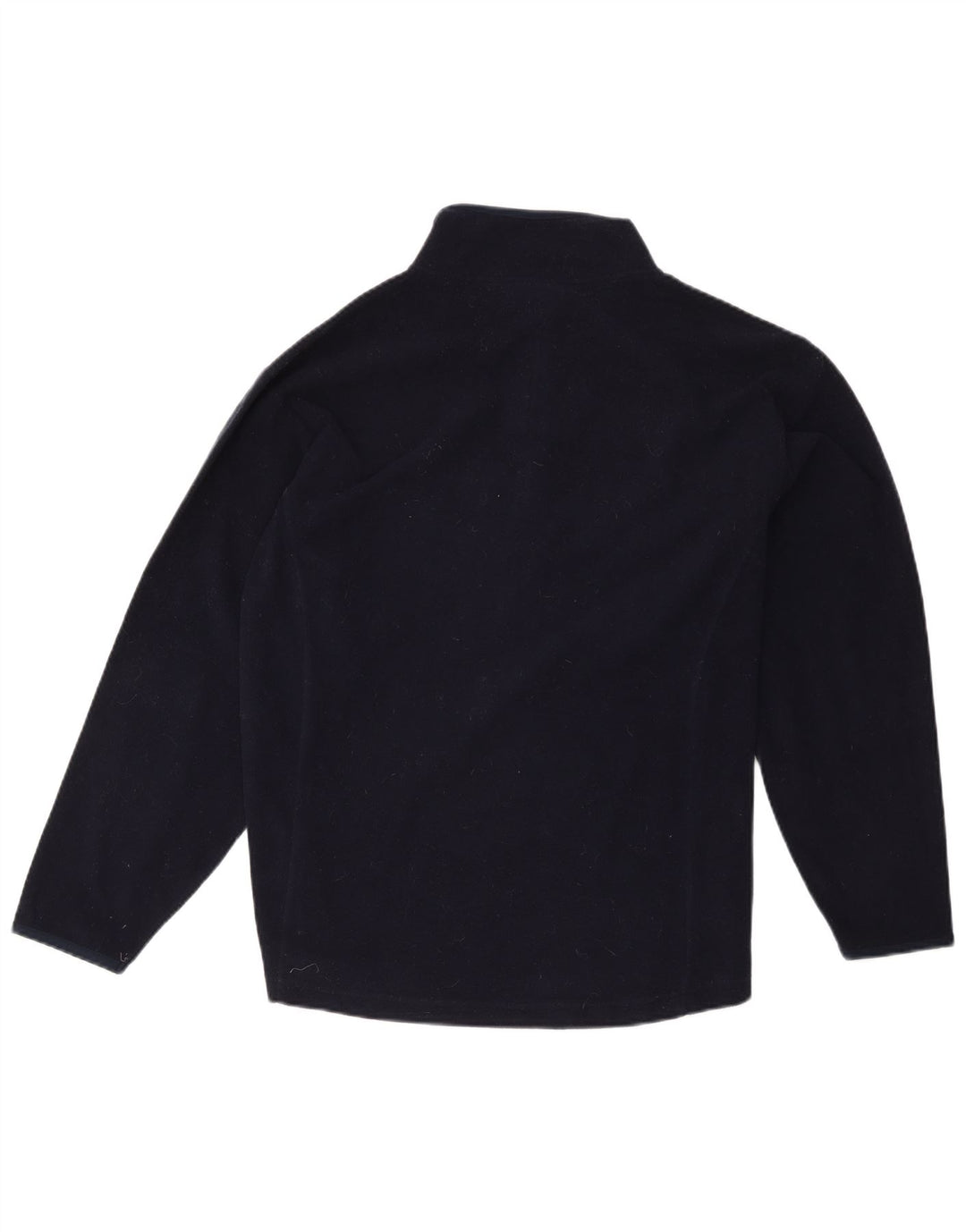 Fila Mens Zip Neck Fleece Jumper Medium Navy Blue Polyester