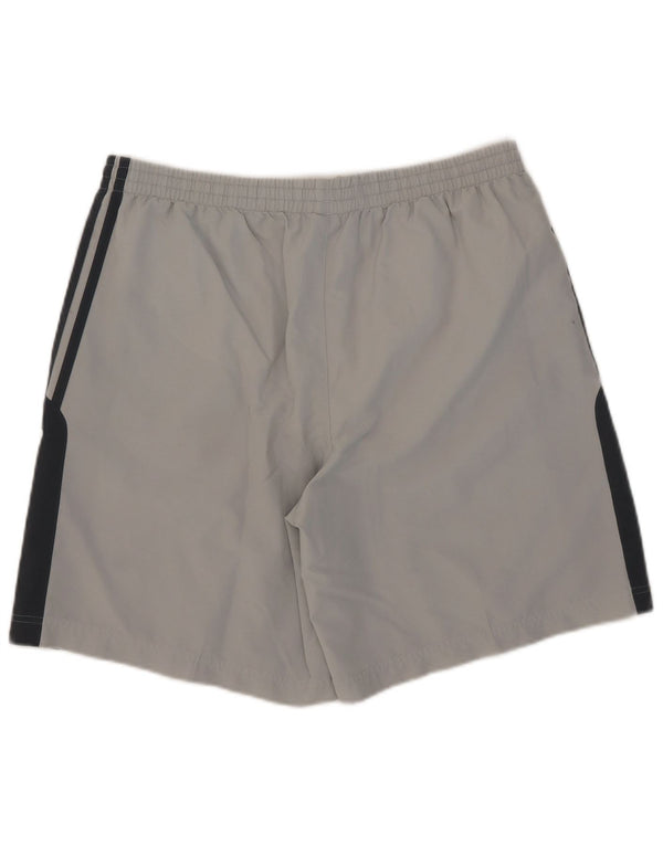 Adidas Mens Sport Shorts Large  Grey Colourblock Cotton