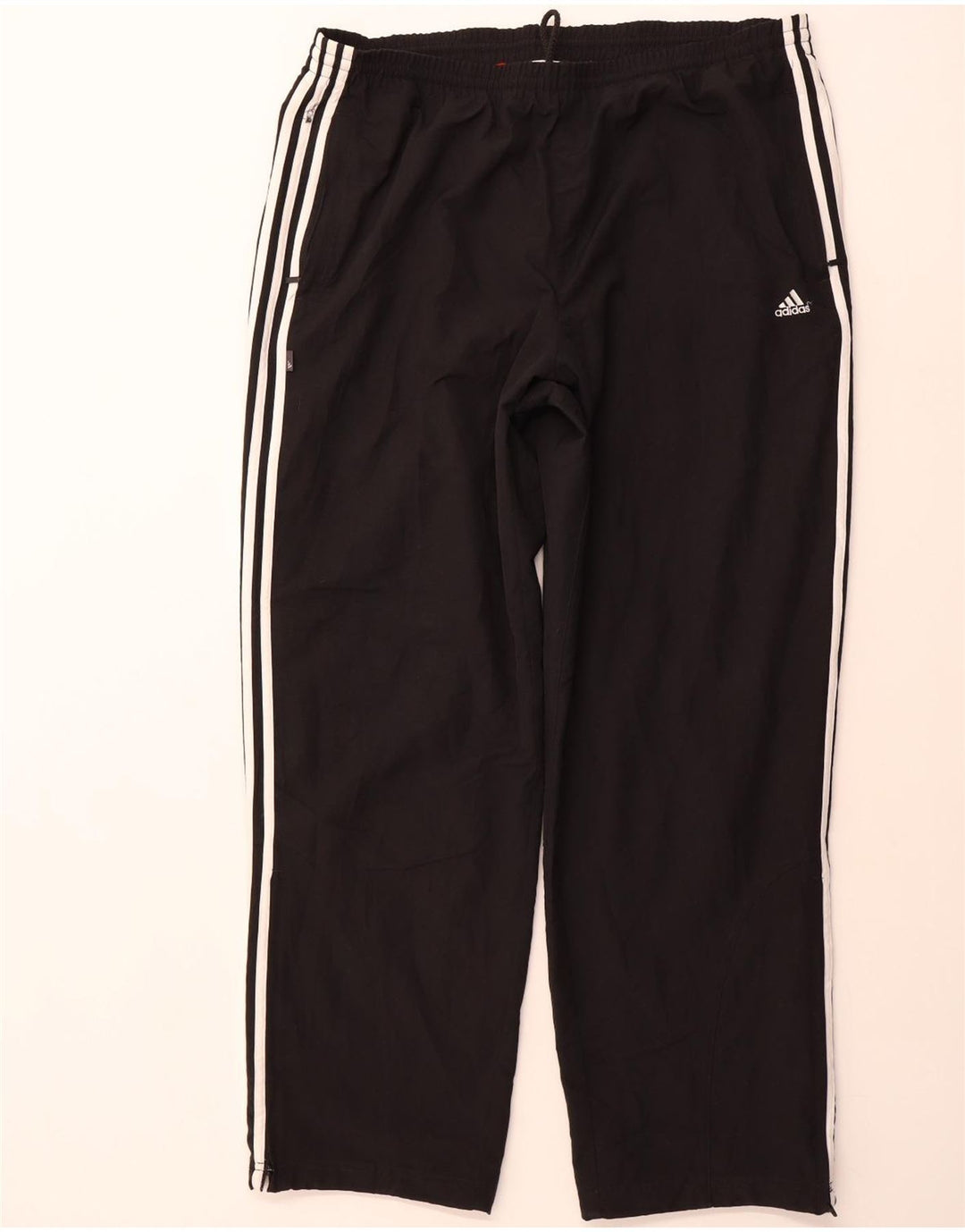 ADIDAS Mens Tracksuit Trousers 2XL Black Polyester
