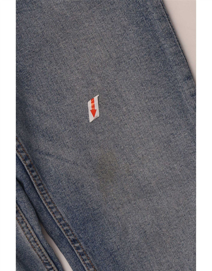 Zara Womens Flare Cropped Jeans EU 40 Medium W30 L25 Blue