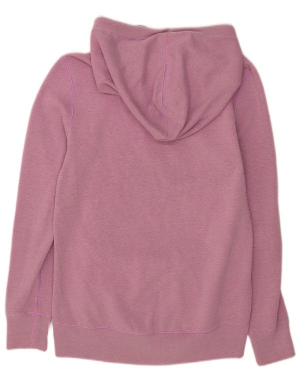 Under Armour Womens Graphic Hoodie Jumper UK 10 Small Pink Cotton