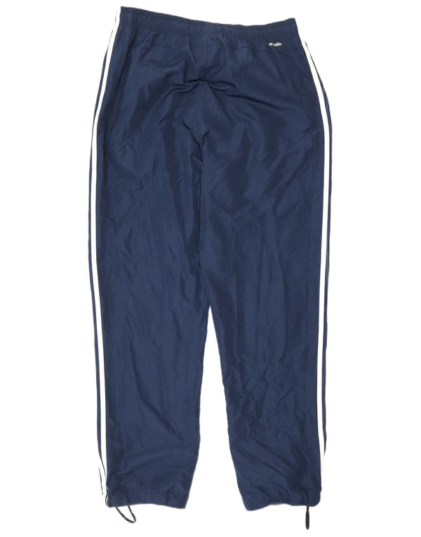 Adidas Mens Tracksuit Trousers UK 44/46 Large Navy Blue Polyester