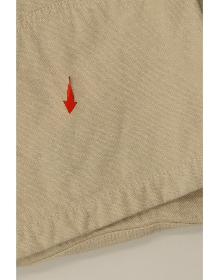 KAPPA Mens Graphic Straight Casual Trousers XL W38 L35 Beige Cotton