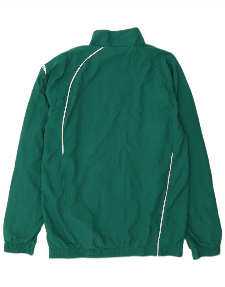 Puma Boys Tracksuit Top Jacket 15-16 Years Green Polyester