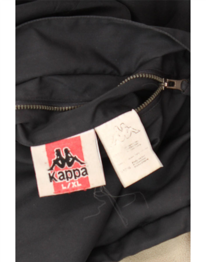 Kappa Mens Reversible Jacket UK 40 Large Navy Blue Polyester