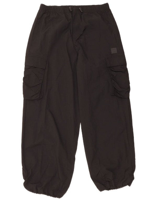 Fila Womens Cargo Tracksuit Trousers Joggers UK 6 XS  Black Nylon