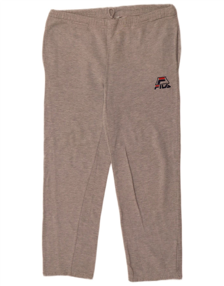 Fila Mens Tracksuit Trousers Small  Grey