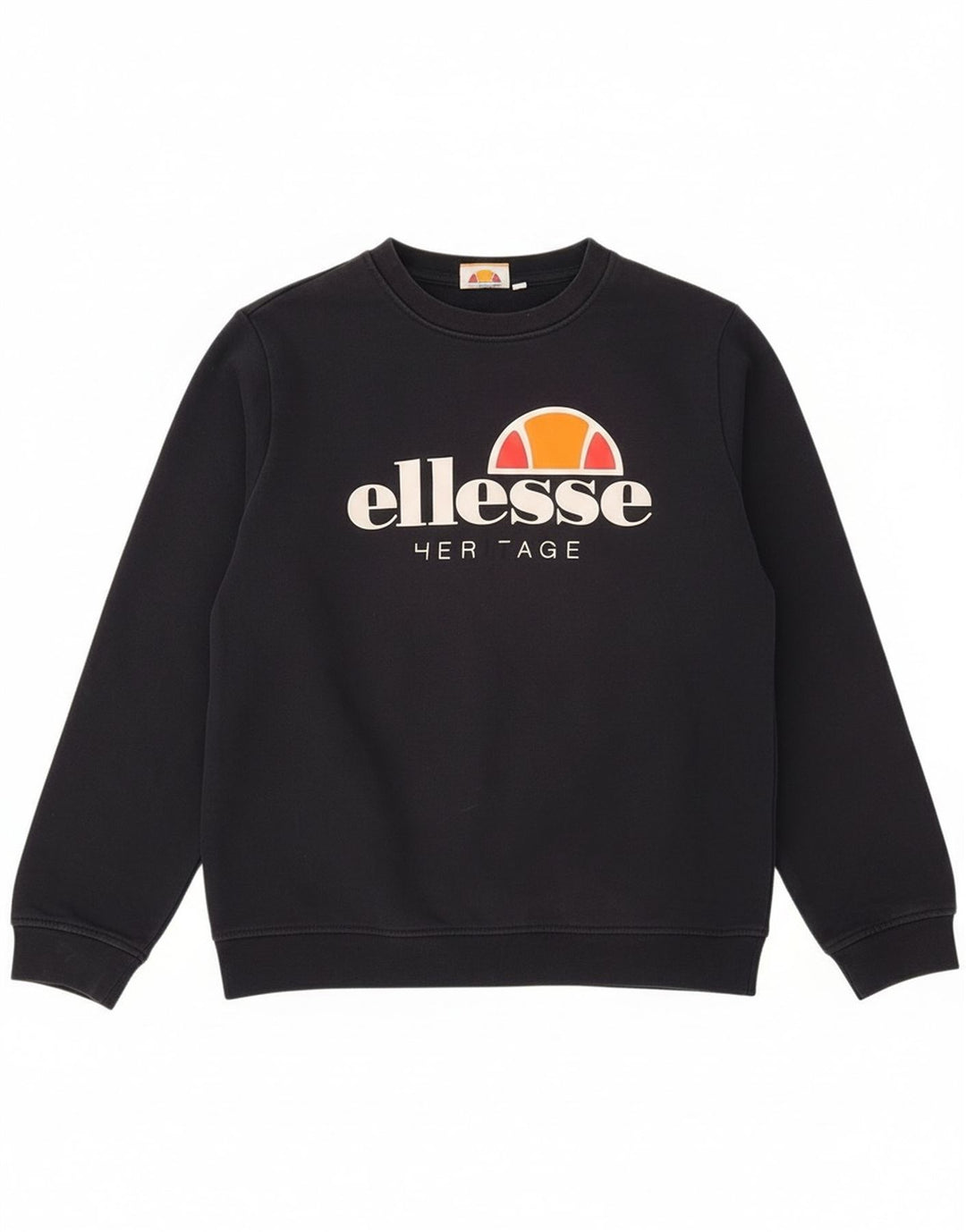 Ellesse Boys Graphic Sweatshirt Jumper 11-12 Years Navy Blue Cotton