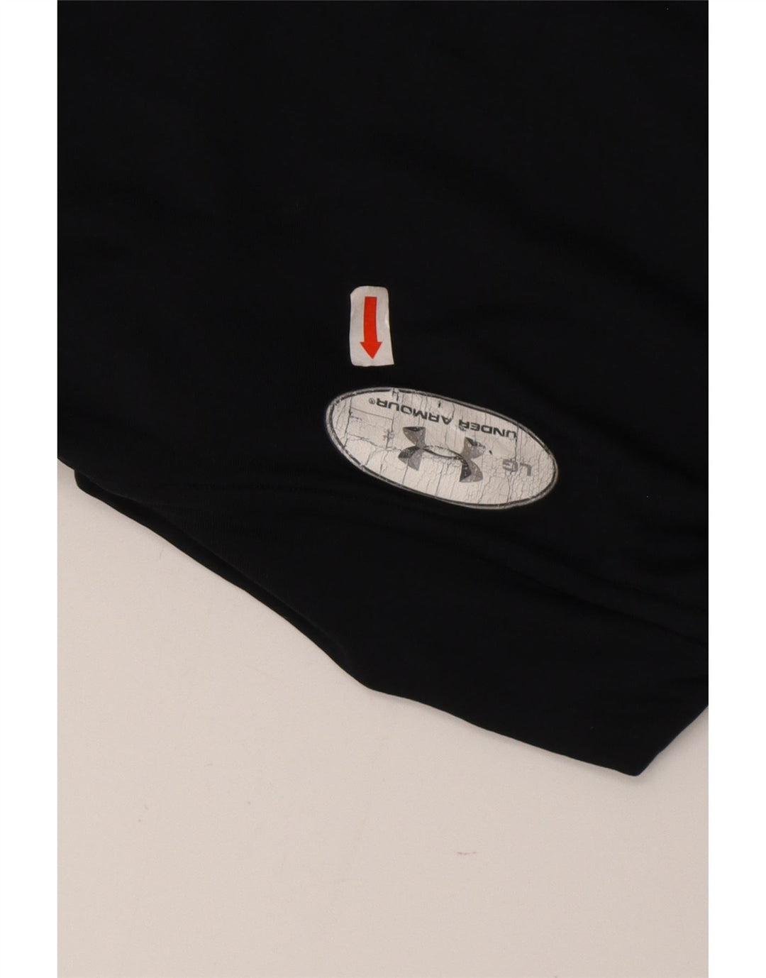 UNDER ARMOUR Mens Cold Gear Top Long Sleeve Large Black Polyester