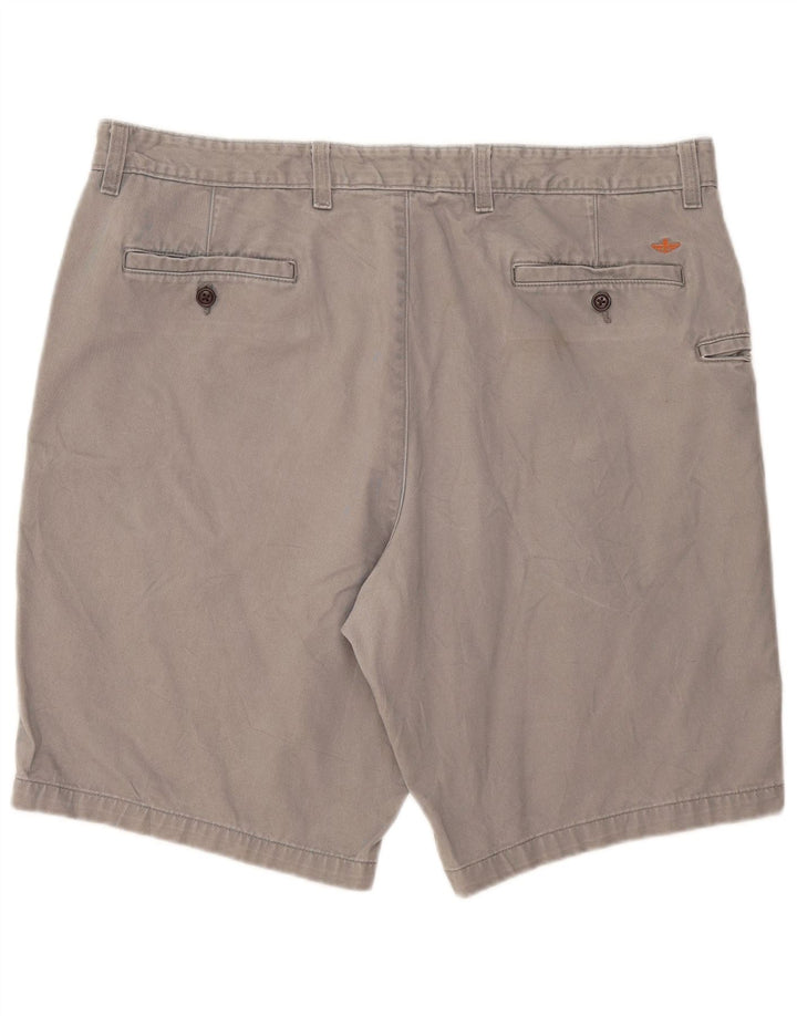 DOCKERS Mens Cargo Shorts W40 XL Grey Cotton