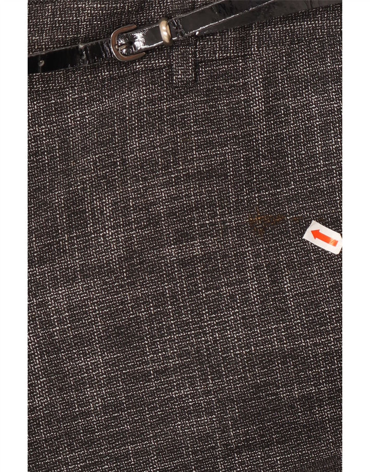 MONSOON Womens Short Casual Trousers UK 10 Small W27 L28  Grey Flecked