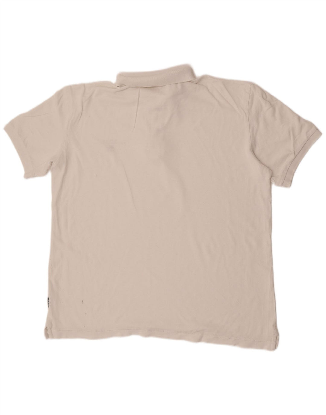 Napapijri Mens Polo Shirt 2XL White