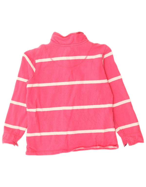 Crew Clothing Womens Oversized Sweatshirt Jumper UK 10 Small Pink Striped