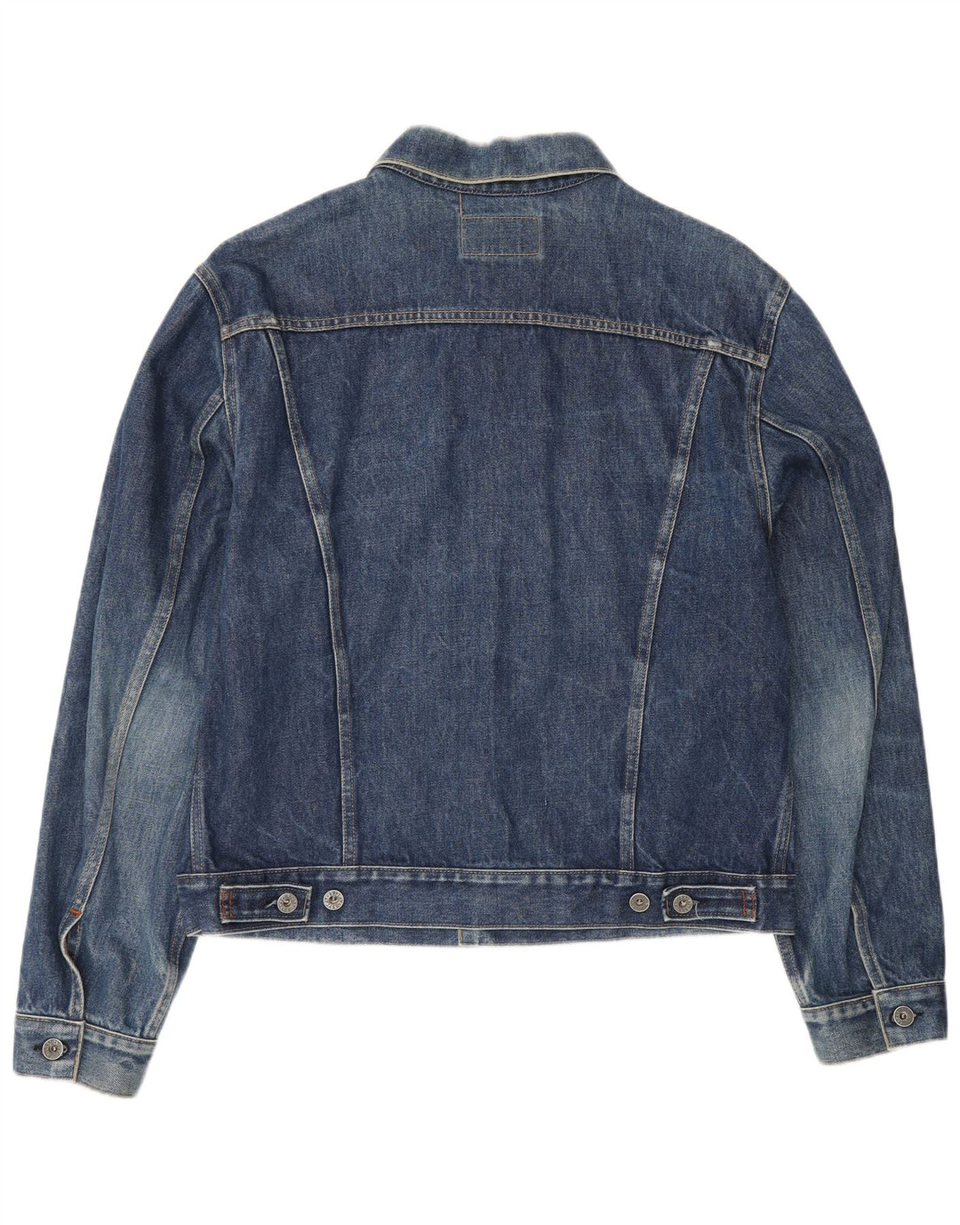 Replay Womens Denim Jacket UK 18 XL Navy Blue Cotton