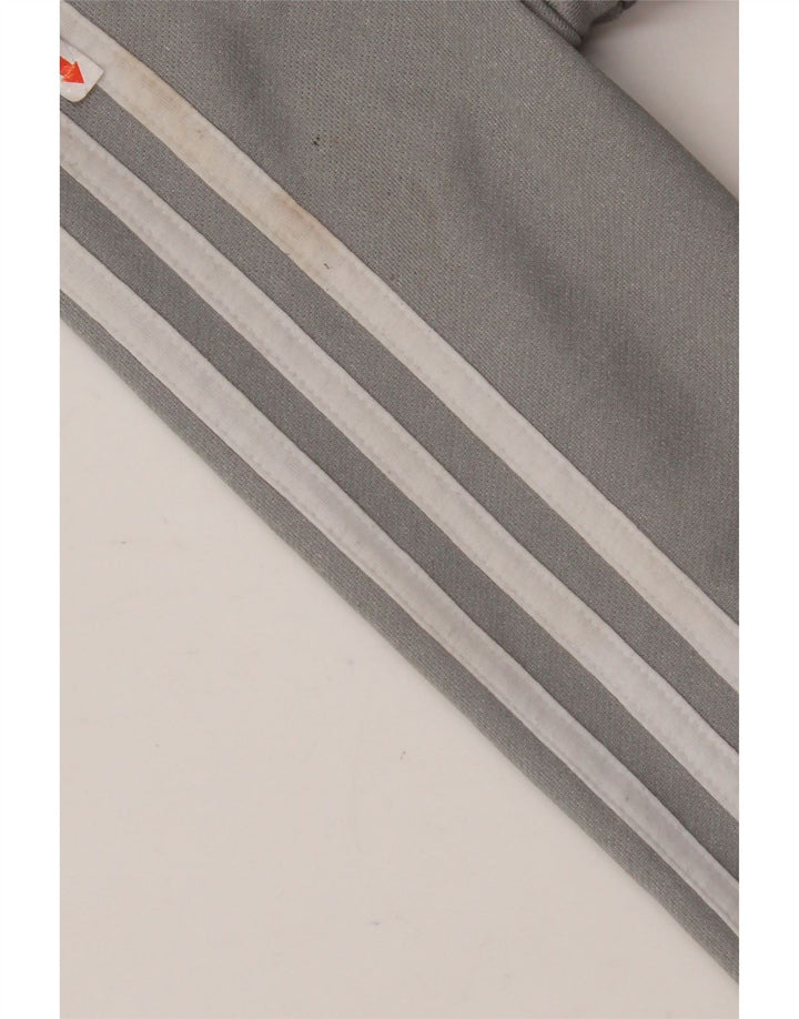 ADIDAS Boys Aeroready Graphic Sweatshirt Jumper 9-10 Years Grey