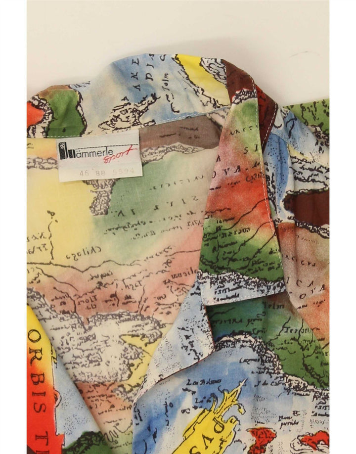 Hammerle Womens Abstract Pattern Shirt IT 46 Large Multicoloured