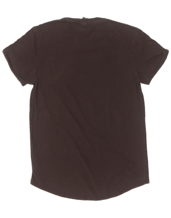 G-Star Mens T-Shirt Top Medium Black Cotton