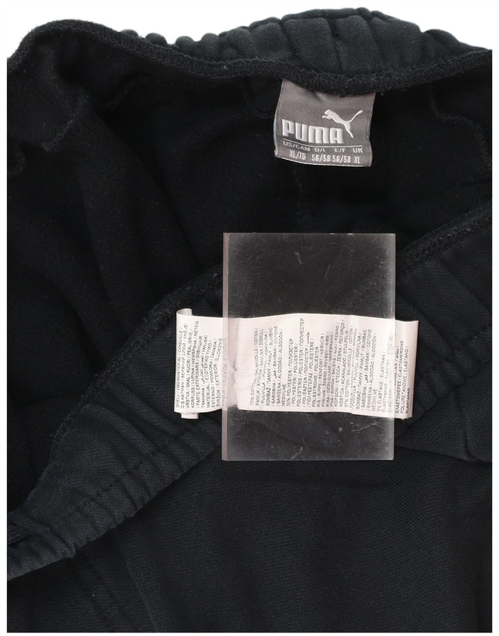 PUMA Mens Tracksuit Trousers Joggers XL  Navy Blue Cotton