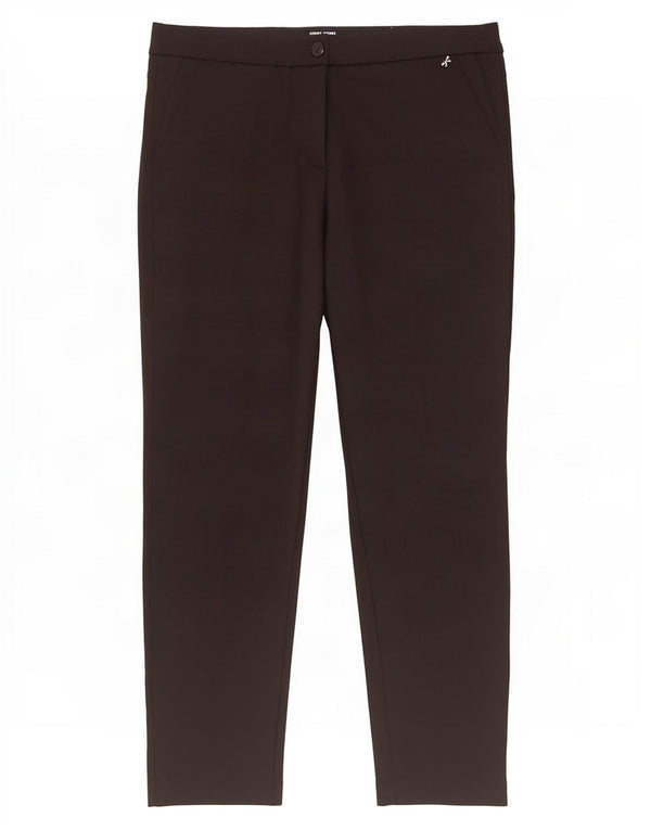 Gerry Weber Womens Slim Chino Trousers UK 16 Large W34 L29 Black Cotton